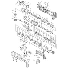 Makita DFL400F - Cordless Angle Screwdriver - Power Tool Diagram