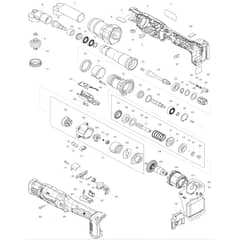 Makita DFL651F - Cordless Angle Screwdriver - Power Tool Diagram