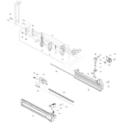 Makita DFN350 - 35mm Cordless Brad Nailer - Power Tool 02 Diagram