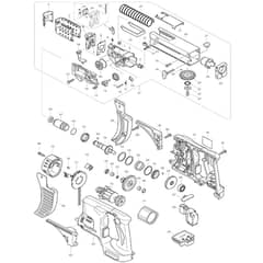 Makita DFR550 - Cordless Auto Feed Screwdriver - Power Tool Diagram