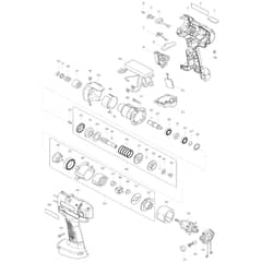 Makita DFT044F - Cordless Screwdriver - Power Tool Diagram