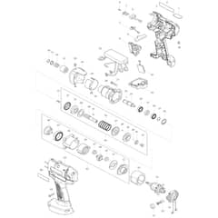 Makita DFT126F - Cordless Screwdriver - Power Tool Diagram