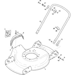 DINO 47 - 2016-2019 - 292470148/S16 - Stiga Rotary Mower Deck Diagram