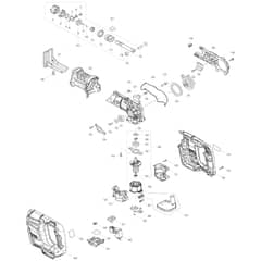Makita DJR188 - Cordless Recipro Saw - Power Tool Diagram