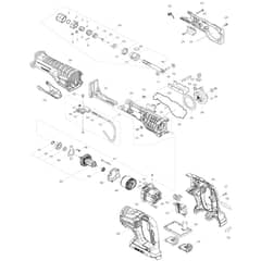 Makita DJR360 - Cordless Recipro Saw - Power Tool Diagram