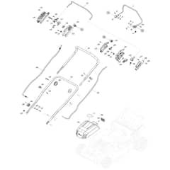 Makita DLM481 - 480mm Cordless Lawn Mower - Power Tool 01 Diagram