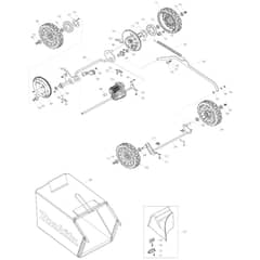 Makita DLM533 - 530mm Cordless Lawn Mower - Power Tool 04 Diagram