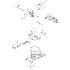 Makita DLS600 - 165mm Cordless Miter Saw - Power Tool 02 Diagram