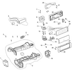 Makita DML801 - Led Flashlight - Power Tool Diagram