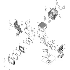 Makita DML812 - Cordless Flashlight - Power Tool Diagram