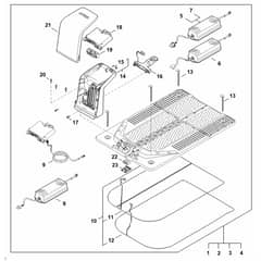 Stihl Docking station iMOW 3.0 EVO + 4.0 EVO - Spare Parts - Parts Diagram