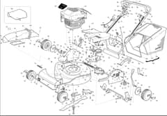 Hayter Double 3 AD - 533A (533A001001 - 533A099999) - Mainframe Assembly