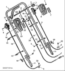 Hayter Double 3 AD - 533T (533T001001 - 533T099999) - Upper Mainframe Assembly