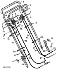 Hayter Double 3 AD - 533R (533R001001 - 533R099999) - Upper Mainframe Assembly