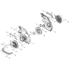 Echo DPB-2600 Fan case