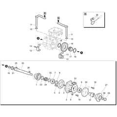 DR50 (K800H) -  - Efco Flail Mower Gears (2/2) Diagram
