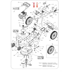 DR 51 S6 -  - Efco Bush Hog Mower Illustrated parts list  Diagram
