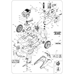 DR 51 VB6 -  - Efco Bush Hog Mower Complete illustrated parts list (until 2011) Diagram