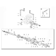 DR 65 HR 8.5 -  - Efco Flail Mower Speed gears of the change (2/2) Diagram