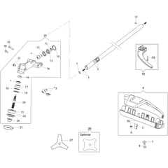 DS 2400 D (24/26) -  - Efco Multi Function Tool Brushcutter Diagram