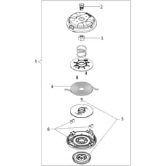 DS 2700 S -  - Efco Brushcutter Illustrated part list (Head 