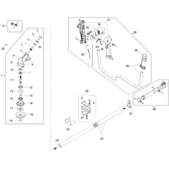 DS 3000 T -  - Efco Brushcutter Transmission Diagram