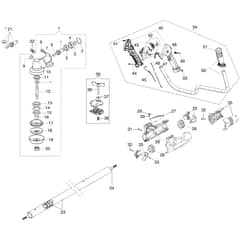 DS 4000 T -  - Efco Brushcutter Transmission Diagram