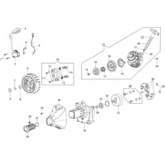 DSF 5500 -  - Efco Brushcutter Starter assy Diagram