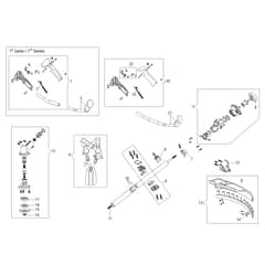 DSH 250 T -  - Efco Brushcutter Transmission Diagram