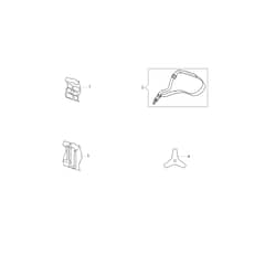 DSH 3100 S -  - Efco Brushcutter Accessories Diagram