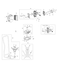DSH 5000 BP -  - Efco Brushcutter Tank and air filter (until May 2024) Diagram