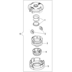 DSi 30 -  - Efco Brushcutter Head Load&Go D.103 Diagram