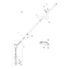 DSi 35 -  - Efco Brushcutter Transmission Diagram