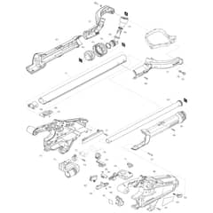 Makita DSL800 - 225mm Cordless Drywall Sander - Power Tool 02 Diagram