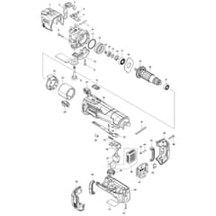 Makita DTM41 - Cordless Multi Tool - Power Tool Diagram