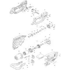 Makita DUA301 - 300mm Dc Telescopic Pole Saw - Power Tool 02 Diagram