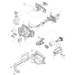 Makita DUC122 - Cordless Chain Saw 115mm - Power Tool Diagram