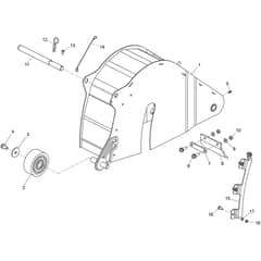 Belle Duo 350X - Blade Guard Assembly