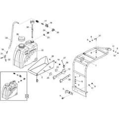 Belle Duo 350X - Water Bottle Assembly