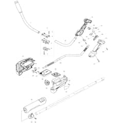 Makita DUR182U - Cordless Grass Trimmer - Power Tool 01 Diagram