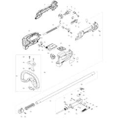 Makita DUR183L - Cordless Grass Trimmer - Power Tool 01 Diagram