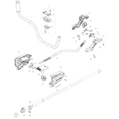 Makita DUR187U - Cordless Grass Trimmer - Power Tool 01 Diagram