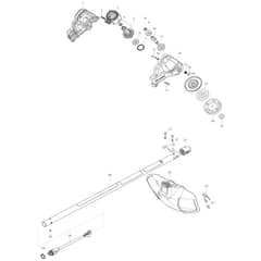 Makita DUR191L - Cordless Grass Trimmer - Power Tool 01 Diagram