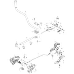 Makita DUR191U - Cordless Grass Trimmer - Power Tool 02 Diagram