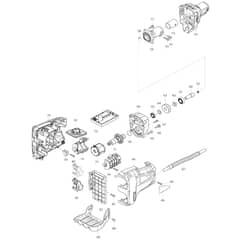 Makita DUR362L - Cordless Grass Trimmer - Power Tool 02 Diagram