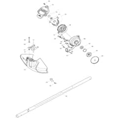 Makita DUR364L - Cordless Grass Trimmer - Power Tool 02 Diagram