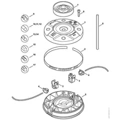 Stihl DuroCut 5-2 - Mowing Head - Parts Diagram