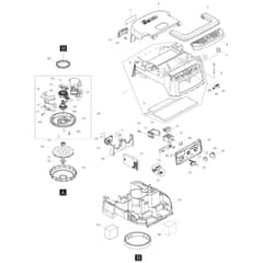 Makita DVC157L - Cordless Vacuum Cleaner - Power Tool 01 Diagram
