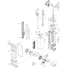 Makita DVC560 - Cordless Upright Cleaner - Power Tool 01 Diagram