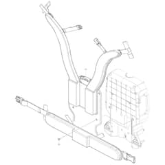Makita DVC665 - Dc Backpack Vacuum Cleaner - Power Tool 02 Diagram